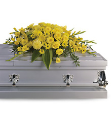 Graceful Grandeur Casket Spray from Martinsville Florist, flower shop in Martinsville, NJ